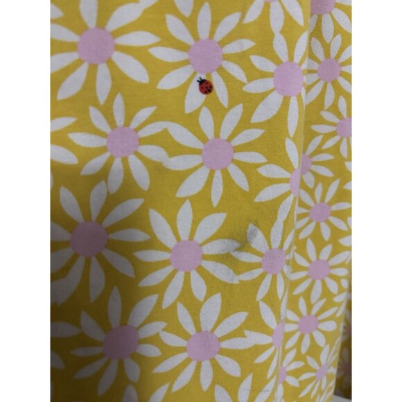 Hanna Andersson Yellow Daisy Ladybug Skater Dress Girls Kids Size 5 - Picture 2 of 9